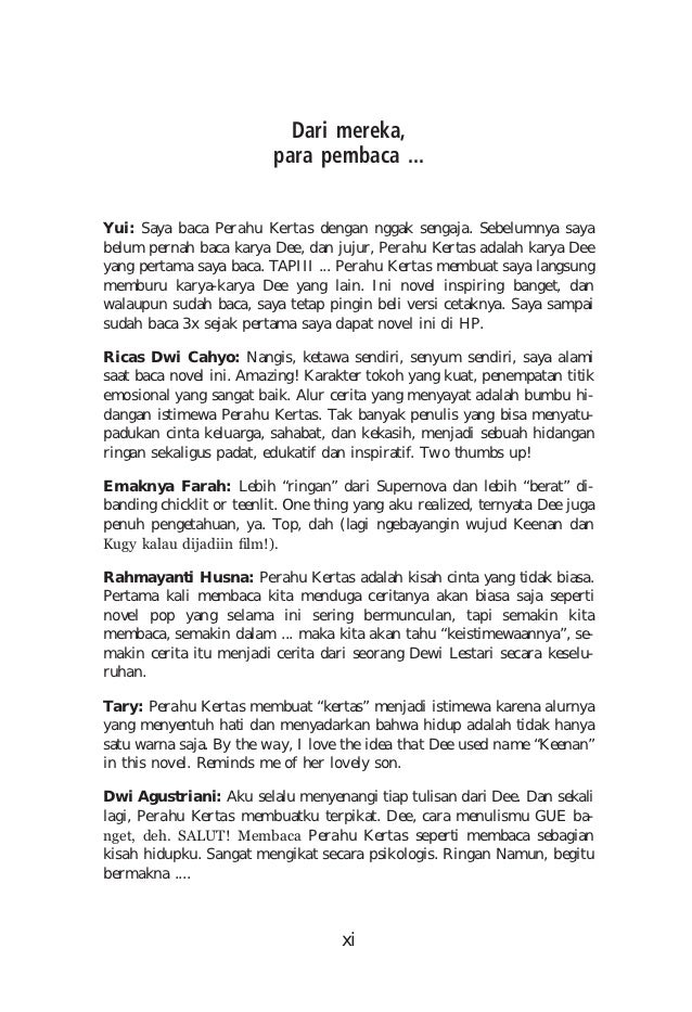 dee - perahu kertas